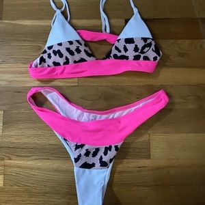 color block bikini